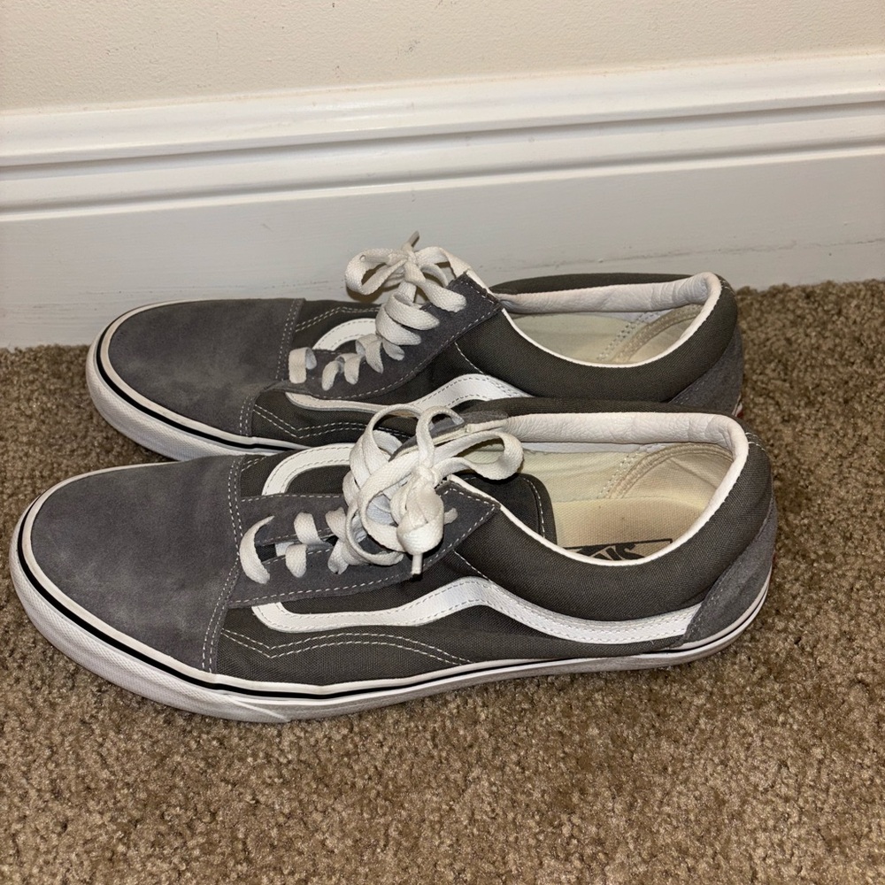 Vans Men's Gray Sneakers Size 11.5 - Picture 4 of 5